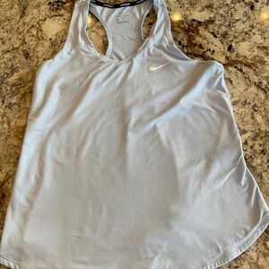 Lt Blue Nike Dri Fit top size Large